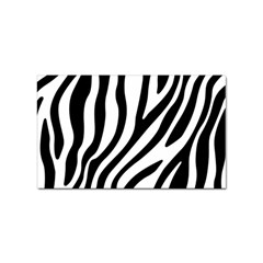 Zebra Vibes Animal Print Sticker (rectangular) by ConteMonfrey