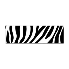 Zebra Vibes Animal Print Sticker (bumper) by ConteMonfrey