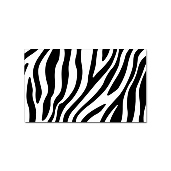 Zebra Vibes Animal Print Sticker Rectangular (100 pack)