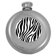 Zebra Vibes Animal Print Round Hip Flask (5 Oz) by ConteMonfrey