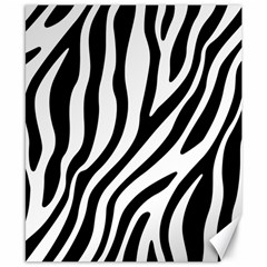 Zebra Vibes Animal Print Canvas 8  X 10  by ConteMonfrey