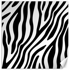 Zebra Vibes Animal Print Canvas 16  X 16  by ConteMonfrey