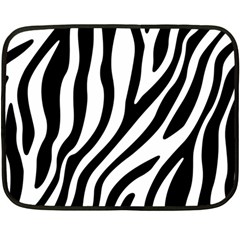 Zebra Vibes Animal Print Double Sided Fleece Blanket (mini)  by ConteMonfrey