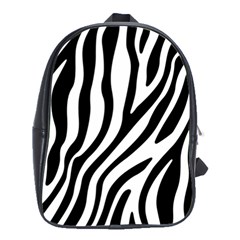 Zebra Vibes Animal Print School Bag (large) by ConteMonfrey