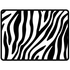 Zebra Vibes Animal Print Fleece Blanket (large)  by ConteMonfrey