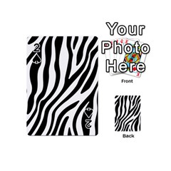 Zebra Vibes Animal Print Playing Cards 54 Designs (mini) by ConteMonfrey