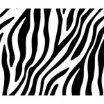 Zebra Vibes Animal Print Deluxe Canvas 14  x 11  (Stretched) 14  x 11  x 1.5  Stretched Canvas