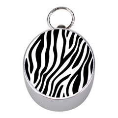 Zebra Vibes Animal Print Mini Silver Compasses by ConteMonfrey