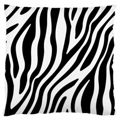 Zebra Vibes Animal Print Standard Flano Cushion Case (two Sides) by ConteMonfrey