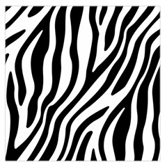 Zebra Vibes Animal Print Square Satin Scarf (36  X 36 ) by ConteMonfrey