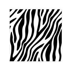 Zebra Vibes Animal Print Square Satin Scarf (30  X 30 ) by ConteMonfrey