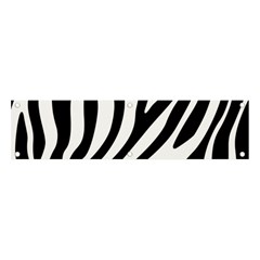 Zebra Vibes Animal Print Banner And Sign 4  X 1  by ConteMonfrey