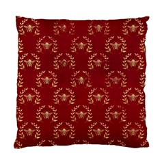 Golden Bees Red Sky Standard Cushion Case (two Sides) by ConteMonfrey