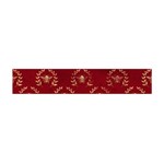 Golden bees red sky Flano Scarf (Mini) Front