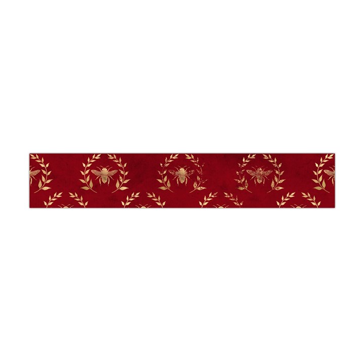 Golden bees red sky Flano Scarf (Mini)