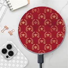 Golden Bees Red Sky Wireless Charger by ConteMonfrey