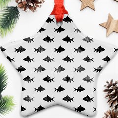 Cute Small Sharks  Ornament (star) by ConteMonfrey