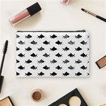 Cute Small Sharks  Cosmetic Bag (Medium) Back