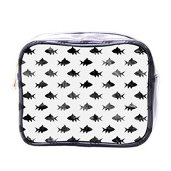 Cute Small Sharks  Mini Toiletries Bag (one Side) by ConteMonfrey