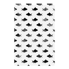 Cute Small Sharks  Shower Curtain 48  X 72  (small)  by ConteMonfrey