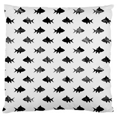 Cute Small Sharks  Large Cushion Case (one Side) by ConteMonfrey