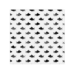 Cute Small Sharks  Square Satin Scarf (30  X 30 ) by ConteMonfrey