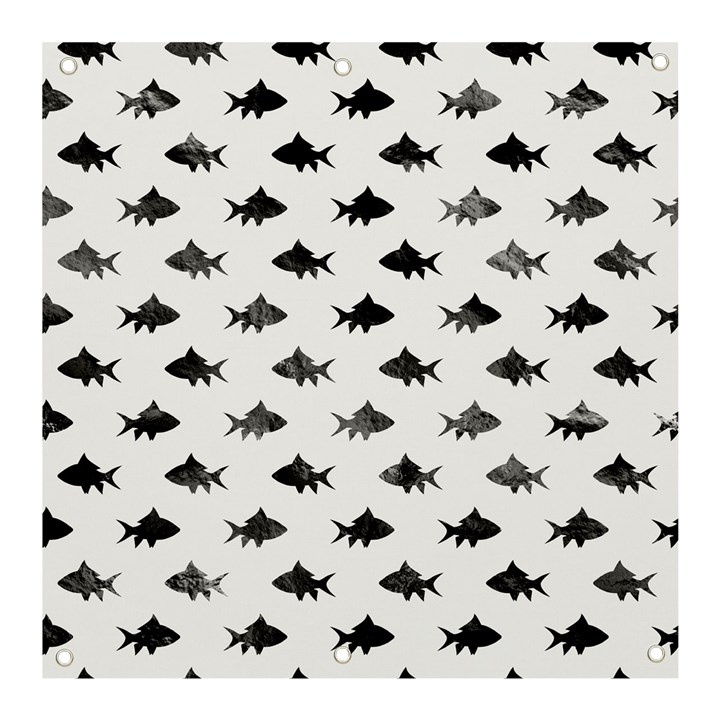 Cute Small Sharks  Banner and Sign 3  x 3 