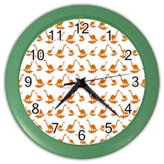 Friends Dinosaurs Color Wall Clock by ConteMonfrey