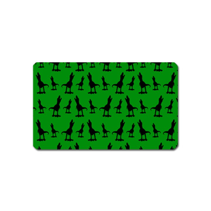 Green dinos Magnet (Name Card)