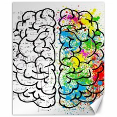 Brain Mind Psychology Idea Drawing Canvas 11  X 14  by Wegoenart