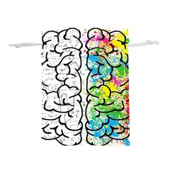 Brain Mind Psychology Idea Drawing Lightweight Drawstring Pouch (s) by Wegoenart