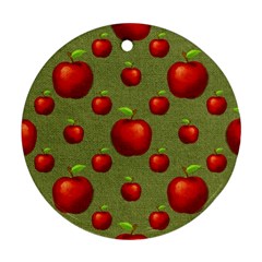 Apples Ornament (round) by nateshop