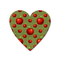 Apples Heart Magnet by nateshop