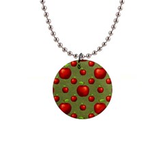 Apples 1  Button Necklace by nateshop