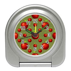 Apples Travel Alarm Clock by nateshop