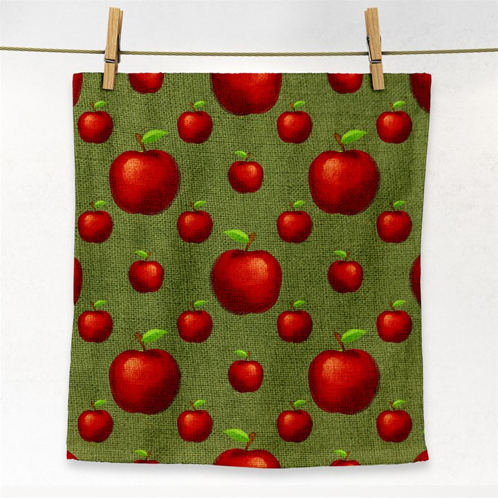 Apples Face Towel