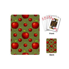 Apples Playing Cards Single Design (mini) by nateshop