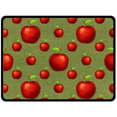 Apples Fleece Blanket (large)  by nateshop