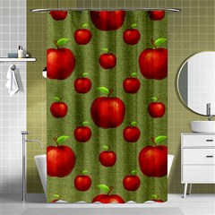 Apples Shower Curtain 48  X 72  (small)  by nateshop