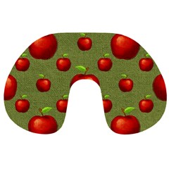 Apples Travel Neck Pillow by nateshop