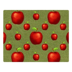 Apples Double Sided Flano Blanket (large)  by nateshop