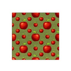 Apples Satin Bandana Scarf 22  X 22  by nateshop