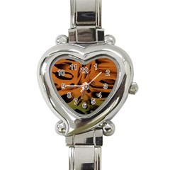 Background-011 Heart Italian Charm Watch by nateshop