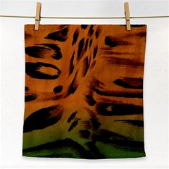 Background-011 Face Towel by nateshop