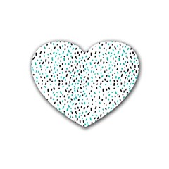 Background-022 Rubber Heart Coaster (4 Pack) by nateshop