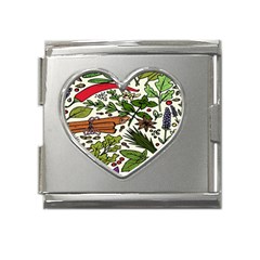 Background-033 Mega Link Heart Italian Charm (18mm)