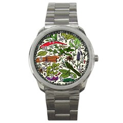 Background-033 Sport Metal Watch by nateshop