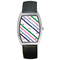 Background-055 Barrel Style Metal Watch by nateshop