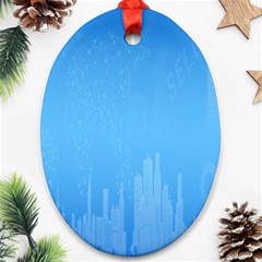 City Ornament (oval) by nateshop