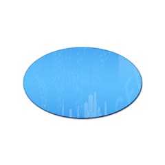 City Sticker Oval (10 Pack) by nateshop